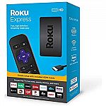 Roku Express HD Streaming Media Player 2019 $24
