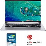Acer Swift 5 Laptop 15.6 FHD IPS Touch Laptop (i5-8265U, 8GB, 256GB SSD SF515-51T-507P) $500, i7 16GB 512GB SSD for $805
