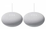 2-Pack Google Home Mini Smart Speaker with Assistant $29