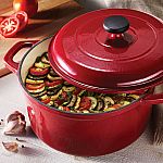 Tramontina Enameled Cast Iron 6.5 Qt Round Dutch Oven $25.50