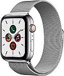 Apple Watch Series 5 (GPS + Cellular, 44mm) Stainless Steel Case with ​Milanese Loop $599