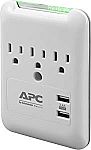 APC 3-Outlets Wall 540 Joule Surge Protector $10.99, APC Smart Plug Surge Protector Power Strip with 3 Alexa Smart Plugs $29 and more