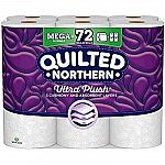 54-Count Quilted Northern Ultra Plush 3-Ply Toilet Paper Rolls $29.98