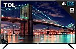 65" TCL 65R615 6 Series 4K UHD HDR Roku Smart HDTV + Google Nest Mini $500