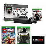 Xbox One X 1TB NBA 2K19 Bundle + $50 GameStop Gift Card + 2 Free Pre-Owned Games $350
