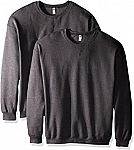 2-Pack Fruit of the Loom Men's Crew Sweatshirt $11.88
