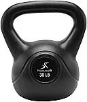 30lb ProSource Vinyl Plastic Kettlebell $15.52