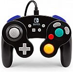 PowerA GameCube Style Wired Controller for Nintendo Switch (Black) $7 (org $25)