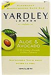 Yardley London Aloe & Avocado Naturally Moisturizing Bath Bar, 4.25 ounce $0.90 (Org $6)