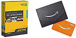 Rosetta Stone (One of 24 Languages) Lifetime Access $145 + Get $20 Amazon Gift Card