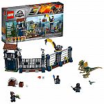 LEGO Jurassic World Dilophosaurus Outpost Attack 75931 $23 (was $39.99)