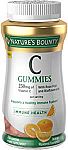 Nature's Bounty Vitamin C, 80 Gummies $3.96