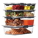 18-Piece Rubbermaid Brilliance Food Storage Container Set $19.26