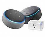 2 Amazon Echo Dots smart speakers for $38, add a TP-Link mini smart plug for $5