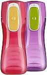 (Back) 2-Pack of 14oz Contigo Autoseal Trekker Kids Water Bottles $7.19