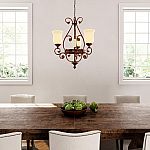 Hampton Bay 3-Light Hanging Chandelier $73 (65% Off) & More + Free Shipping