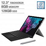 Microsoft Surface Pro 6 (i5 8GB 128GB) + Pro Type Cover $699.99