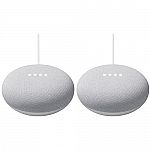2Pk Google Nest Mini + 2Pk Deco Gear Smart Plug $45
