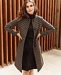 Ann Taylor - Extra 60% Off Sale Styles: Houndstooth Jewel Neck Coat $59 (Org $249) & More