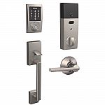 Home Depot Electronic Door Locks Sale - Schlage Connect Smart Lock w/ Alarm $199 ($100 Off) And More