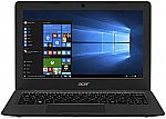 Acer Aspire One 11.6" Cloudbook Laptop (N3050 2GB 16GB SSD Windows 10) $99.99