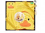 Duck Hooded Towel and Washcloth Bath Gift Set for Kids $4.94