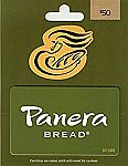 $50 Panera Bread Gift Card $42.50, $50 Fandago Gift Card $40 & More