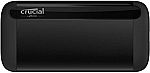 Crucial 1TB X8 Portable SSD $135