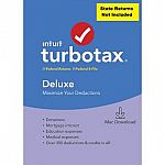 TurboTax 2019 + $5 Target GC: Deluxe + State $40 and more