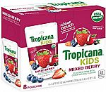 32-Count Tropicana Kids Organic Juice Drink Pouch (Mixed Berry) $10.21 & More