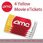 Regal ePremiere 4-pack Movie eTickets $33 and more