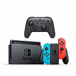 Nintendo Switch Neon Console (Or Grey) with Joycon Wireless Controls + Pro Controlle $315