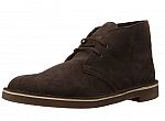 Clarks Men's Bushacre 2 Chukka Boot, Brown Suede $57.62
