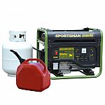 Sportsman 4,000/3,500-Watt Dual Fuel Powered Portable Generator, Runs on LPG or Regular Gasoline $289 (orig. $529) & More