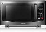 Toshiba EC042A5C-BS Microwave Oven with Convection Function Smart Sensor and LED Lighting 1.5 Cu.ft Black Stainless $118