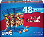 48 Pack Planters Salted Peanuts (1oz each) $7.44