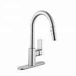 Schon 7500 Series Single-Handle Pull-Down Sprayer Kitchen Faucet in Chrome $52.50 (50% off)  and more