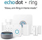 Ring Alarm 8 Piece Kit + Echo Dot (3rd Gen), Works with Alexa $179 (Prime Members Only)