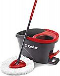 O-Cedar EasyWring Microfiber Spin Mop and Bucket Floor Cleaning System $18 (orig. $30)