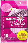 18-Count Gillette Daisy Classic Disposable Women's Razors $9.80