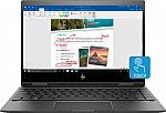 HP ENVY x360 2-in-1 13.3" Touch Laptop (Ryzen 5 2500U 8GB 128GB SSD) $550