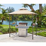 Hampton Bay Tiki 5 ft. x 8 ft. x 8ft. Brown Grill Gazebo $79 (47% Off), Hampton Bay Oak Cliff 7-Piece Metal Outdoor Dining Set $399 & More + Free Shipping
