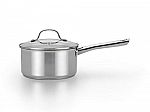 T-Fal 3qt Stainless Steel Saucepan with Lid $9.15