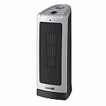 Lasko 16 in. 1500-Watt Oscillating Ceramic Tower Heater with Manual Control $12 and more