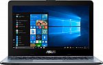 ASUS 14" Laptop (AMD A6-Series 4GB 500GB, AMD Radeon R4) $189.99