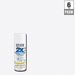 6-Pack 12 oz. White Flat General Purpose Spray Paint $4.48 (83% Off)
