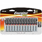 36-Pack Energizer Max AA Alkaline Batteries $9.97