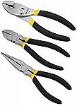 Stanley Tools 3pc Pliers Set $5.80