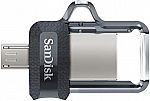 SanDisk 256GB Ultra Dual Drive m3.0 microUSB $7.99