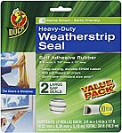 2-Pack Duck Brand Heavy-Duty Self Adhesive Weatherstrip Seal $5.65